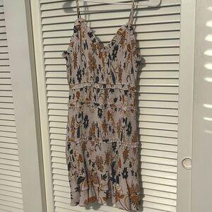 Spaghetti strap floral dress